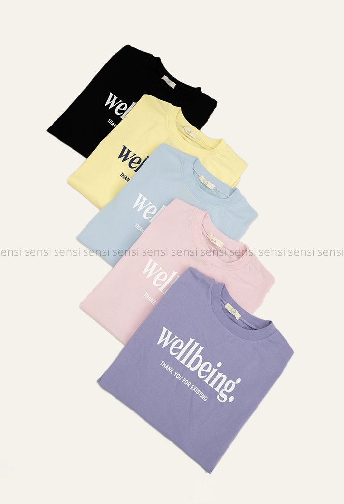 تیشرت رنگی wellbeingکد1005117